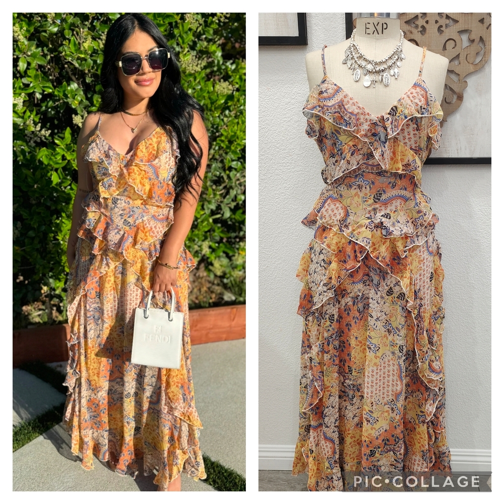 Rose Velvet Spaghetti Strap Sundress